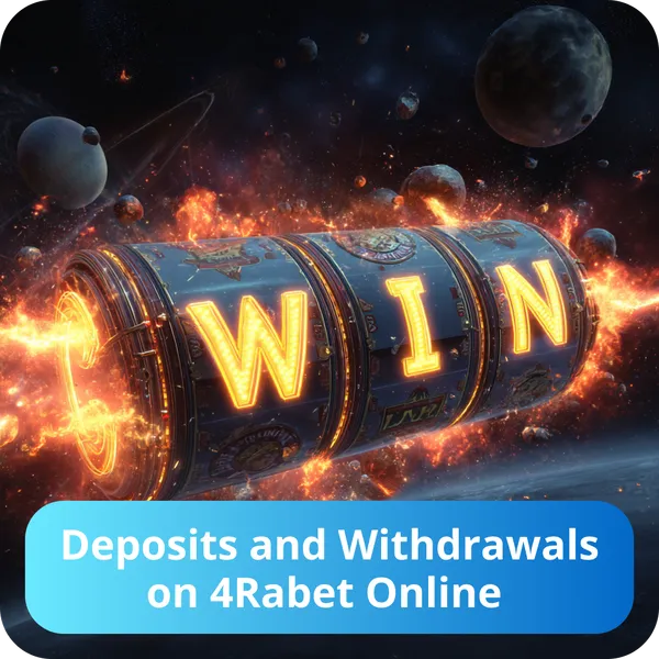 Deposits and Withdrawals on 4Rabet Online